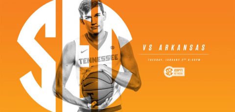 Tennessee Men's Basketball game against Arkansas is set for a 5:30pm CT tipoff on SEC Network. (Tennessee Athletics Department)