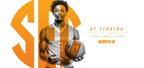 Tennessee Vols at Florida's tip-off Saturday in Gainesville is set for 4:15pm CT on ESPN2. (Tennessee Athletics Department)