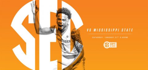 The Tennessee Volunteers and Mississippi State Bulldogs meet Saturday night at 4:00pm CT at Thompson-Boling Arena. The game will be broadcasted on the SEC Network. (Tennessee Athletics Department)