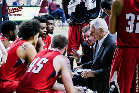 Austin Peay Men's Basketball holds of Eastern Kentucky Colonels for 83-81 overtime win. (APSU Sports Information)