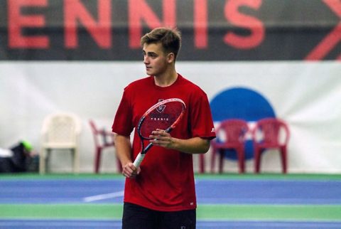 Austin Peay Men's Tennis beats University of Southern Indiana at home 5-2 Friday. (APSU Sports Information)