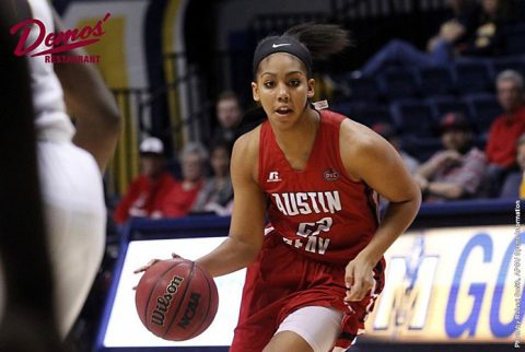 Austin Peay Women's Basketball sophomore guard Keisha Gregory scored 16 points at SIU Edwardsville Wednesday night. (APSU Sports Information)