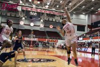 Austin Peay Women’s Basketball beats UT Martin Skyhawks 85-60 at the Dunn Center Wednesday night. (APSU Sports Information)