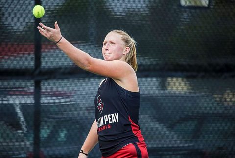 Austin Peay Women's Tennis loses at Southern Illinois Friday, 5-2. (APSU Sports Information)