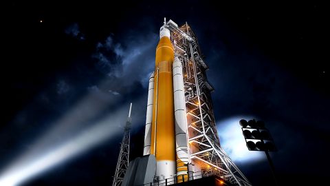 NASA Continues Progress to Send Humans to Deep Space. Pictured is NASA's Space Launch System (SLS) rocket. (NASA)