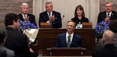 Tennessee Governor Bill Haslam delivers State of the State Address