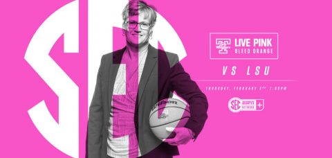 Tennessee Lady Vols to host annual Live Pink, Bleed Orange during Wednesday's game against LSU. (Tennessee Athletics Department)