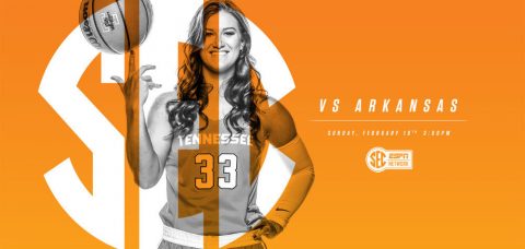 Tennessee Women's Basketball faces Arkansas Razoerbacks at Thompson-Boling Arena Sunday at 2:00pm CT. (Tennessee Athletics Department)