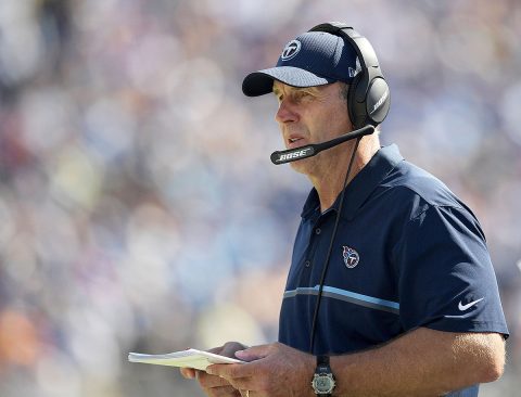 Tennessee Titans and head coach Mike Mularkey hold the 2nd and 18th pick in the 2017 NFL Draft. (Kirby Lee-USA TODAY Sports)