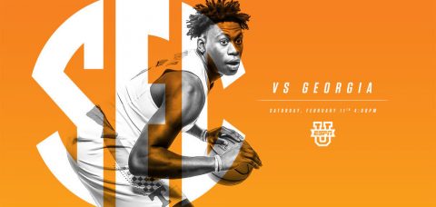 Saturday's Tennessee Vols vs. Georgia game at Thompson-Boling Arena tips off at 3:00pm ET on ESPNU. (Tennessee Athletic Department)