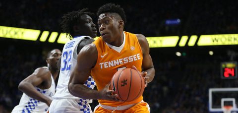 Admiral Schofield paces Tennessee Vols with 17 points; Kentucky Wildcats thrive on hot 3-point shooting in first half. (Tennessee Athletics Department)