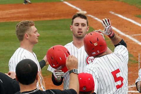 Austin Peay Baseball loses to Tennessee Tech 14-3, 10-8 in doubleheader action Friday at Raymond C. Hand Park. (APSU Sports Information)