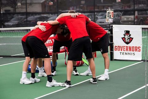 Austin Peay Men's Tennis falls at home 7-0 to Tennessee Tech, Friday. (APSU Sports Information)