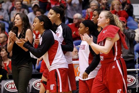 Austin Peay Women's Basketball gets first OVC Team Sportsmanship Award since the 2013-14 season. (APSU Sports Information) Austin Peay Women's Basketball gets first OVC Team Sportsmanship Award since the 2013-14 season. (APSU Sports Information)