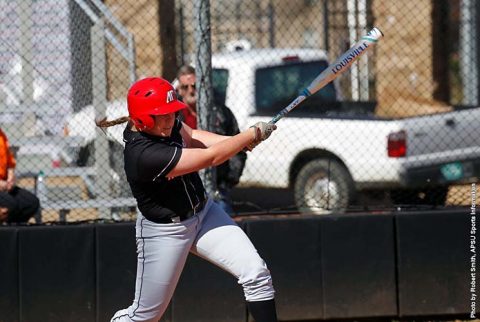Austin Peay Softball scores four runs in the third to beat Memphis Tigers in Game 2 of their doubleheader, Wednesday. (APSU Sports Information) Austin Peay Softball scores four runs in the third to beat Memphis Tigers in Game 2 of their doubleheader, Wednesday. (APSU Sports Information)