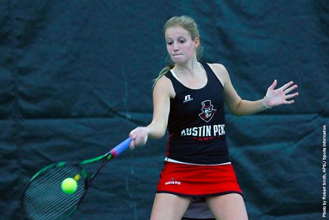 Austin Peay Women's Tennis kicks off OVC Season with 5-2 win over Tennessee State Tigers Friday. (APSU Sports Information)