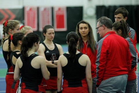 Austin Peay Women's Tennis loses Saturday afternoon to Dayton at the APSU Outdoor Tennis Courts. (APSU Sports Information)