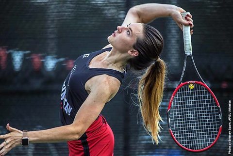 Austin Peay Women's Tennis gets 6-1 victory over Jacksonville State at APSU Tennis Courts, Saturday. (APSU Sports Information)