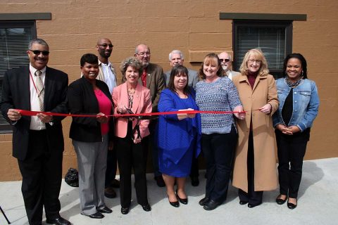 SafePlace, a new transitional center to help homeless families, was dedicated for use Wednesday by the City of Clarksville, Urban Ministries and THDA.