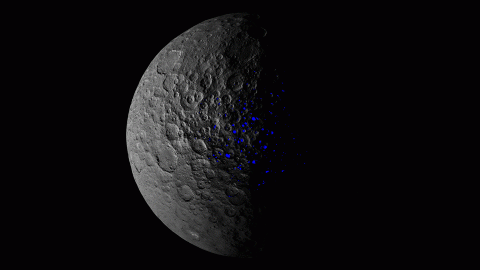 This animation shows how the illumination of Ceres' northern hemisphere varies with the dwarf planet's axial tilt, or obliquity. Shadowed regions are highlighted for tilts of 2 degrees, 12 degrees and 20 degrees. (NASA/JPL-Caltech/UCLA/MPS/DLR/IDA) This animation shows how the illumination of Ceres' northern hemisphere varies with the dwarf planet's axial tilt, or obliquity. Shadowed regions are highlighted for tilts of 2 degrees, 12 degrees and 20 degrees. (NASA/JPL-Caltech/UCLA/MPS/DLR/IDA)