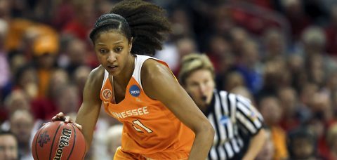 Tennessee Lady Vol Jaime Nared scores 28 points in loss; Mercedes Russell posts 19th double-double of season. (Tennessee Athletics Department)