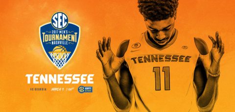 The ninth-seeded Tennessee Vols meet the eighth-seeded Georgia Bulldogs on Thursday, March 9th at 12:00pm CT on the SEC Network. (Tennessee Athletics Department)