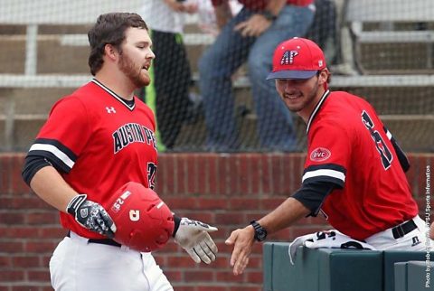 UT Martin Skyhawks score 6 runs in the bottom of the ninth to beat Austin Peay Baseball 10-8 Saturday. (APSU Sports Information)