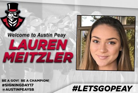 Austin Peay Softball signs outfielder/pitcher Lauren Meitzler. (APSU Sports Information)