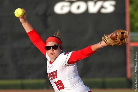 APSU Softball's offense slugish in doubleheader loss to SIU Edwardsville at Cougar Field, Friday. (APSU Sports Information)