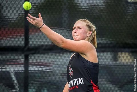 Austin Peay Women's Tennis falls at Murray State, 4-3 Wednesday afternoon. (APSU Sports Information)