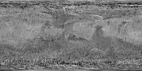 In early 2017, after more than a decade of observing Mars, the Context Camera on NASA's Mars Reconnaissance Orbiter (MRO) surpassed 99 percent coverage of the entire planet. This mosaic shows that global coverage. (NASA)