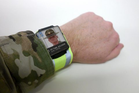 The bracelet device also allows leaders to provide remote mentoring in real time when a Soldier's fitness profile measures poorly. Should a Soldier's levels indicate they have consumed too much alcohol, for example, the Soldier will have the opportunity to be mentored by his or her first sergeant about the dangers of drinking. (U.S. Army)