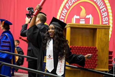 Austin Peay Athletics has 52 Athletics participate in the APSU Spring Commencement Ceremony Friday. (APSU Sports Information)