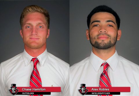 APSU Baseball's Chase Hamilton and Alex Robles