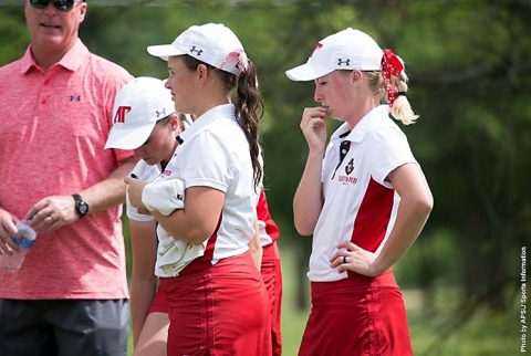 Austin Peay Women's Golf recipient of Ohio Valley Conference Women's Golf Team Sportsmanship Award. (APSU Sports Information)