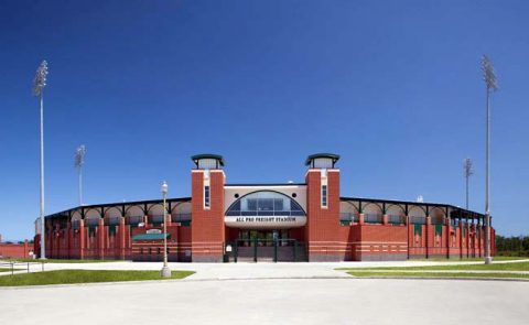 All Pro Freight Stadium, in Avon, Ohio, a 5,000 seat multi-purpose baseball stadium which opened in June of 2009, is the home of the Lake Erie Crushers, a member of the Frontier League. National Sports Services represented the Crushers during lease negotiations, stadium development, and tenant/landlord relations.