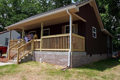 Jeannette Hapiuk's new home thanks to the City of Clarksville and the federal Community Development Block Grant/HOME program.