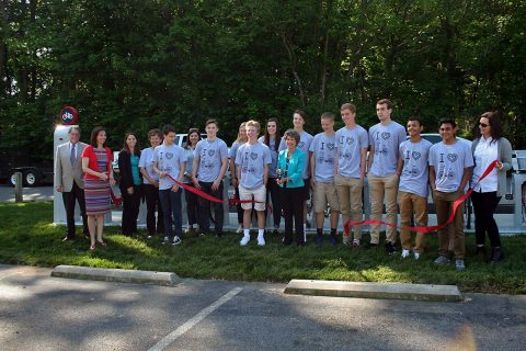 Clarksville Mayor Kim McMillan celebrates growing bike-share service.