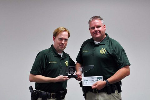 Montgomery County Sheriff’s Deputy Tim Adair named Elementary School School Resource Officer of Year.