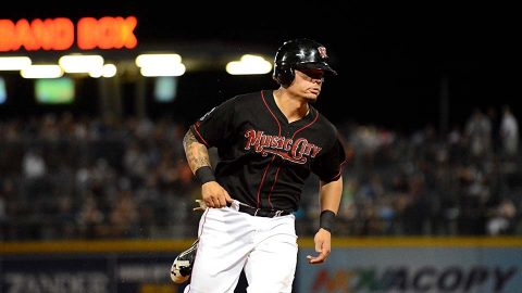 Bruce Maxwell Records Three Hits in Return From Oakland. (Nashville Sounds)