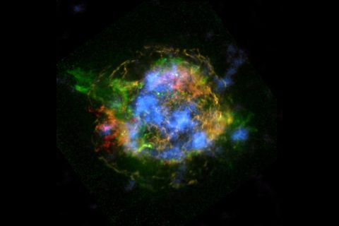 The mystery of how Cassiopeia A exploded is unraveling thanks to new data from NASA's Nuclear Spectroscopic Telescope Array, or NuSTAR. (NASA/JPL-Caltech/CXC/SAO)