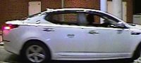 White 4 door newer model Kia Optima and individual that of of interest in Mt. Juliet Firearms Theft case.