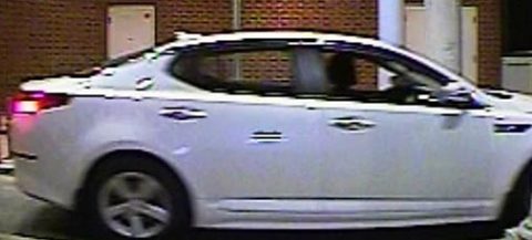 White 4 door newer model Kia Optima and individual that of of interest in Mt. Juliet Firearms Theft case. White 4 door newer model Kia Optima and individual that of of interest in Mt. Juliet Firearms Theft case.