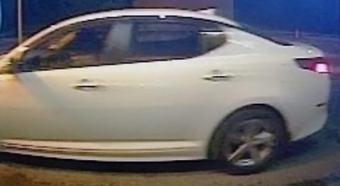 White 4 door newer model Kia Optima and individual that of of interest in Mt. Juliet Firearms Theft case.