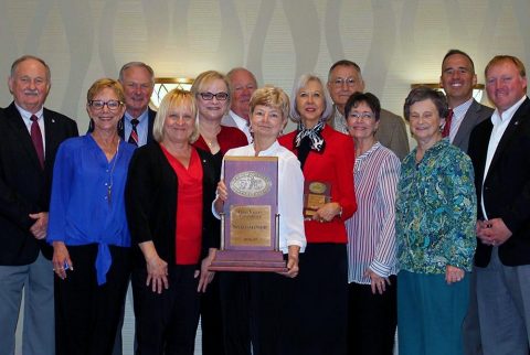 Austin Peay State University awarded the Institutional Sportsmanship Award by the Ohio Valley Conference. (APSU Sports Information)