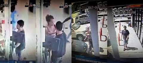 Clarksville Police are trying to identify the male and female in these photos in connection to the theft of a Ford Expedition from the Mapco on Fort Campbell Boulevard. Photos are from the Circle K. 