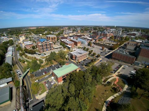 A total of 468 cities across the U.S. were evaluated on their comparative custom home cost, growing home values, affordability, population, educational values and low unemployment and crime rates. Downtown Clarksville photo by David Smith.