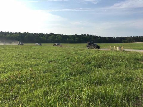 Soldiers of Battery C, 2nd Bn., 44th ADA Regt. convoy to Range 44A on Fort Campbell, KY, May 11, 2017. (U.S. Army photo by 1LT Christian R. Cristurean) 