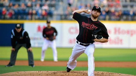 Paul Blackburn Posts Seven Shutout Innings While McBride and Chapman Go Deep for the Nashville Sounds. (Nashville Sounds)