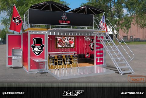 Austin Peay teams up with boxLIFE to add new seating experience at Fortera Stadium for fans. (APSU Sports Information)